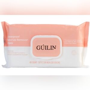 Waterproof Makeup Remover Wipes - Peach